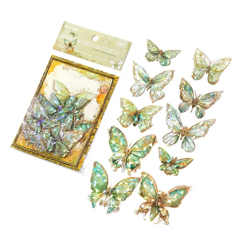 Holographic Butterfly Stickers