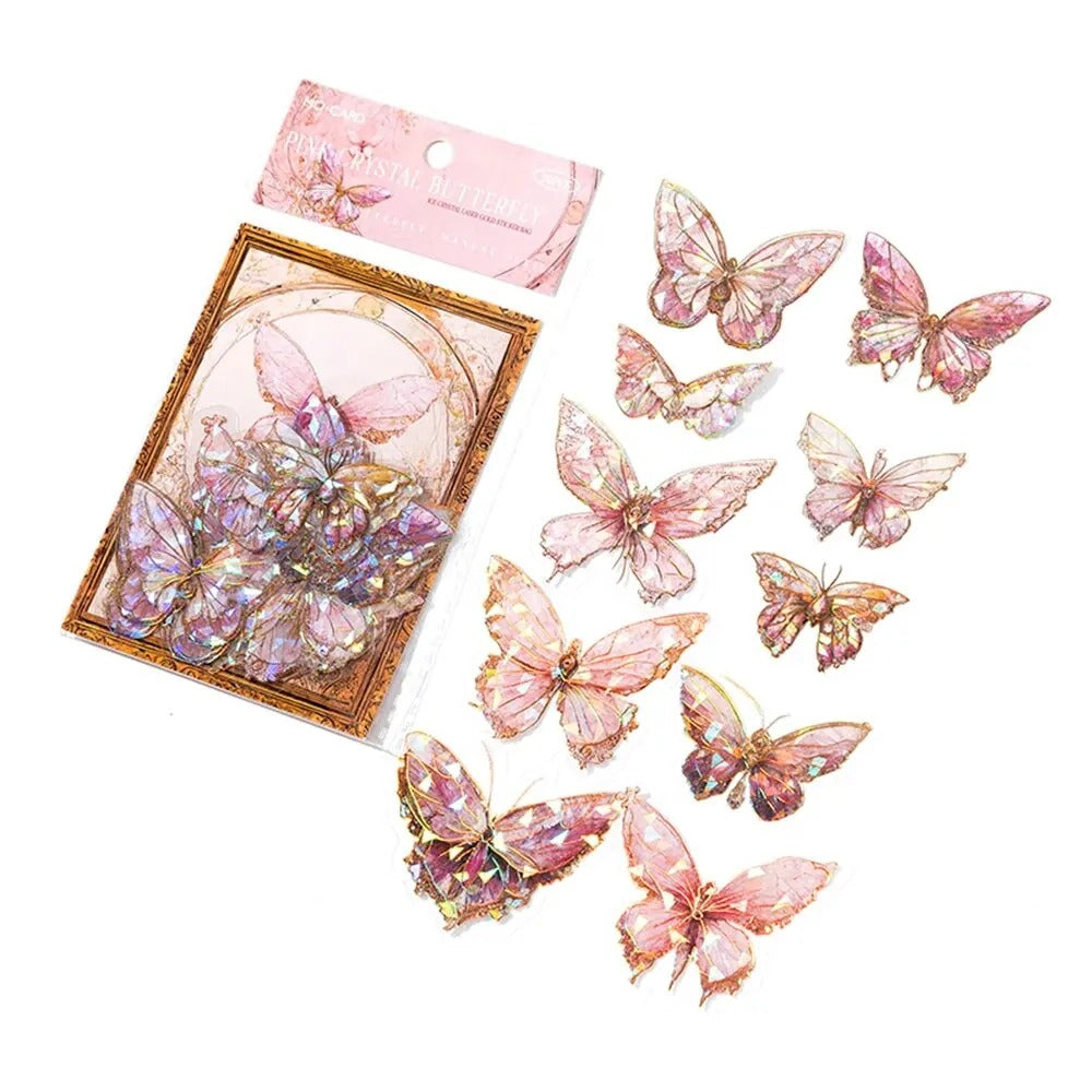 Holographic Butterfly Stickers