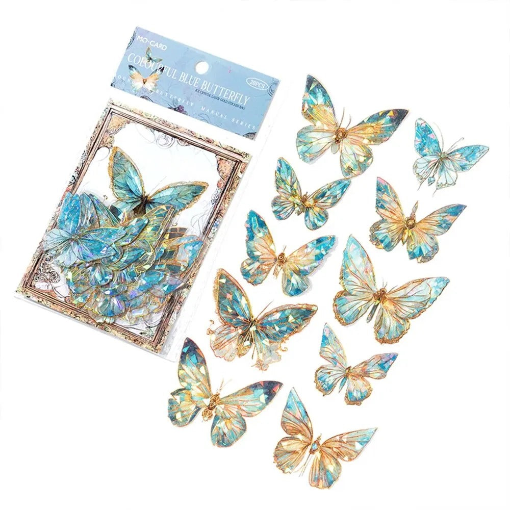 Holographic Butterfly Stickers