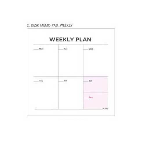 Weekly/Monthly/Work Planner - Weekly Planner - PaperWrld