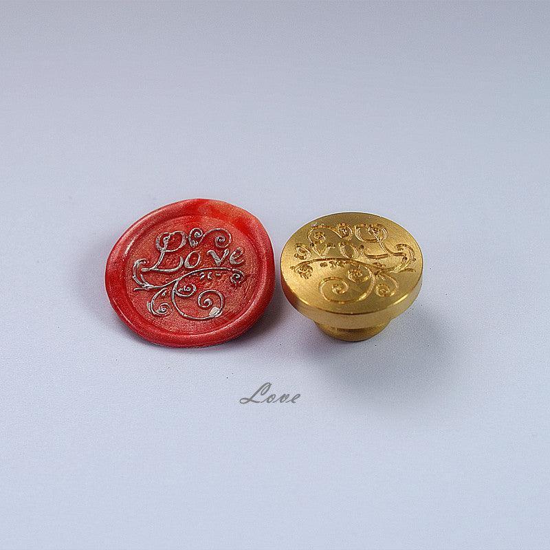 Written Wax Seal Stamps - Love - PaperWrld