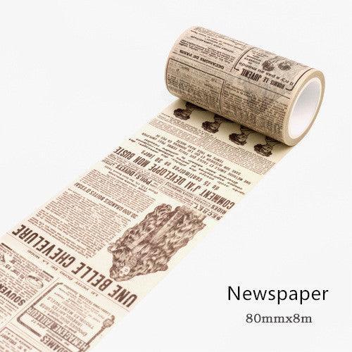 Vintage Washi Tape - Newspaper - PaperWrld