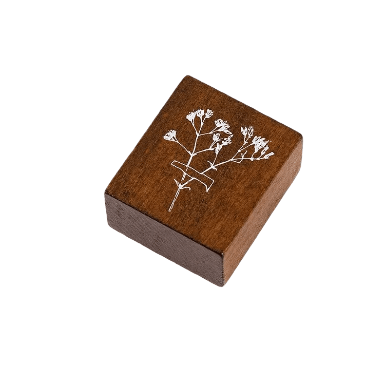 Vintage Plant cultivations Wooden Stamps - Flowers - PaperWrld