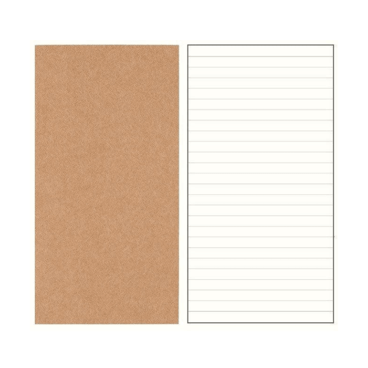 Minimal Color Notebook - Brown Lined - PaperWrld