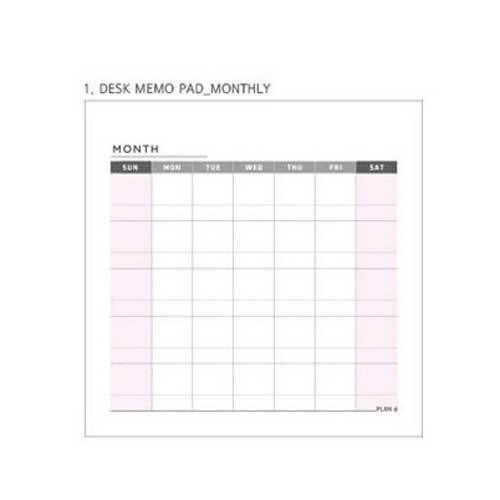Weekly/Monthly/Work Planner - Monthly Planner - PaperWrld