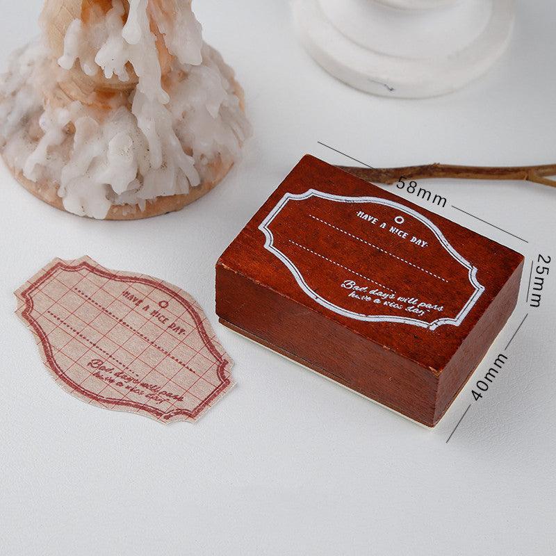Border Wooden Stamps - 7 Style - PaperWrld