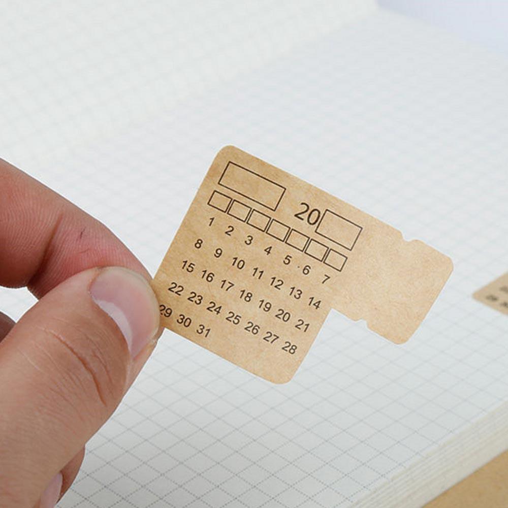 Mini Paper Calendar Stickers for Journaling &amp; Scrapbooking - PaperWrld