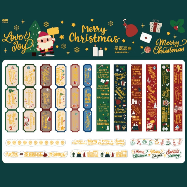 36 pcs/set Christmas Stories Stickers - E - PaperWrld