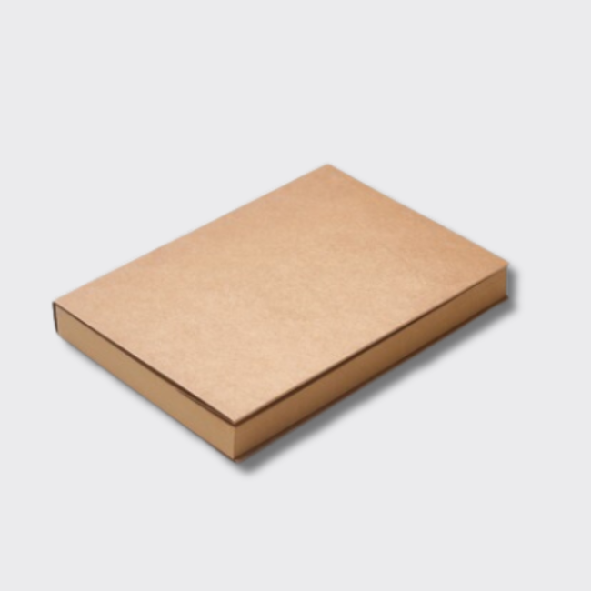 Travel Notebook B5/B6 Kraft and White Paper - Brown / B5-Large Size - PaperWrld