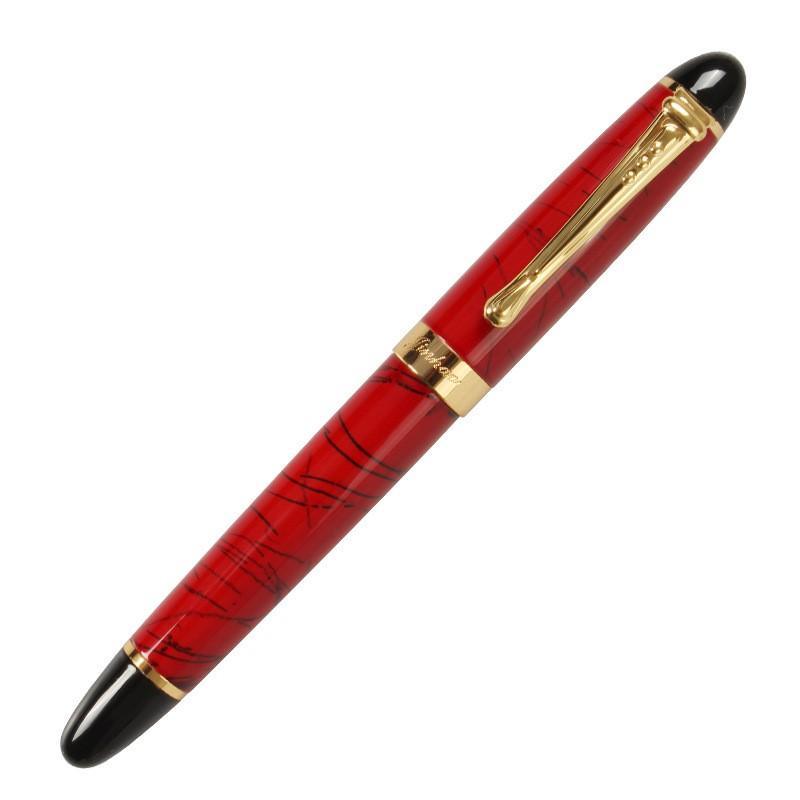 Metal Fountain Pen - Dark red - PaperWrld