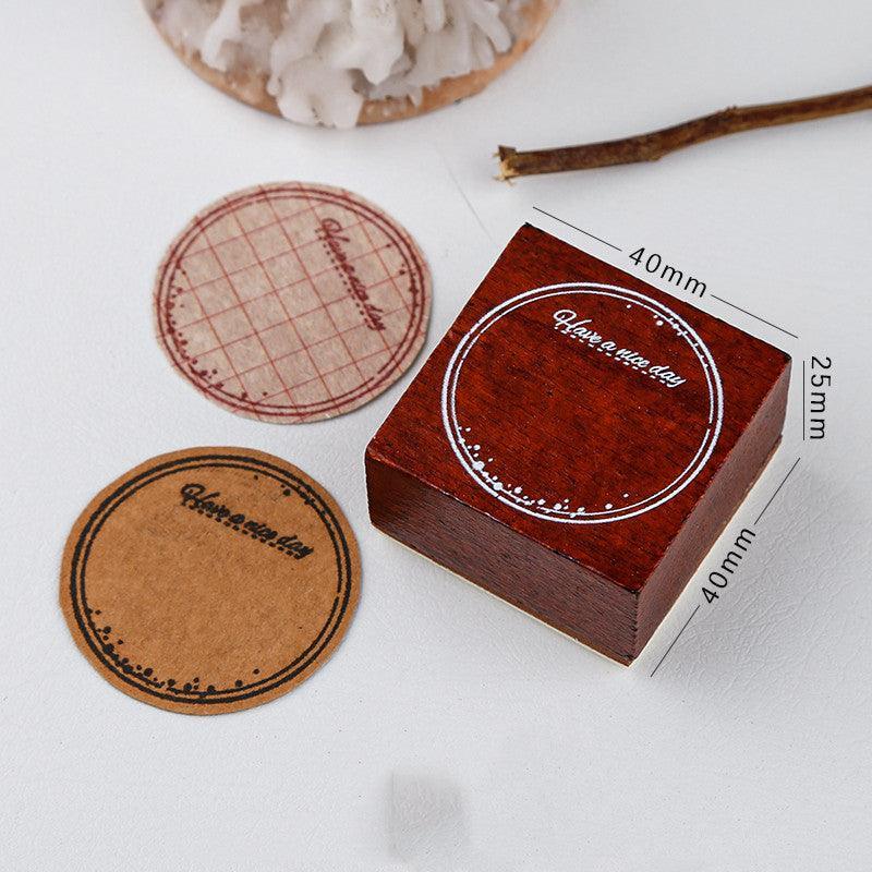 Border Wooden Stamps - 5 Style - PaperWrld