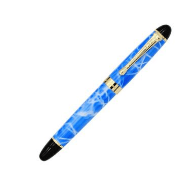 Metal Fountain Pen - Blue - PaperWrld