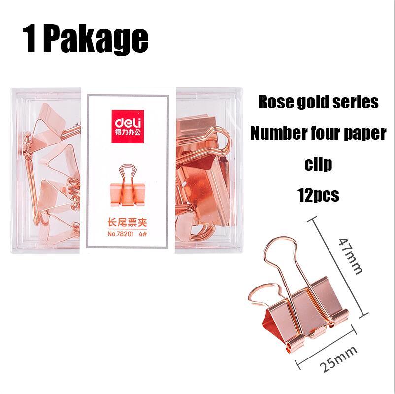 Rose Gold Clips - Large Tent Clips - PaperWrld