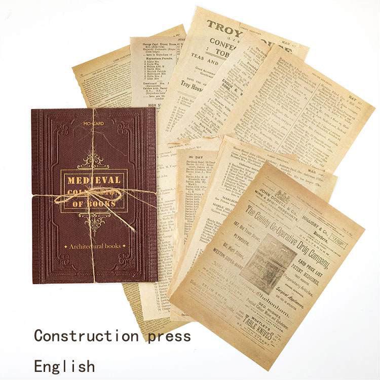 Medieval Collection Paper - Construction Press English - PaperWrld