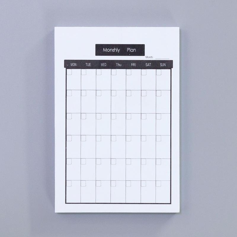 RECORD - CALENDAR, MONTHLY DAILY BULLET JOURNAL WASHI STICKERS (2 sh