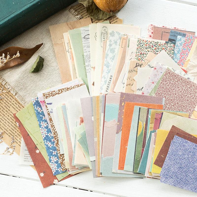 30pcs/Pack Yesterday Story Themed Vintage Scrapbook Paper Material