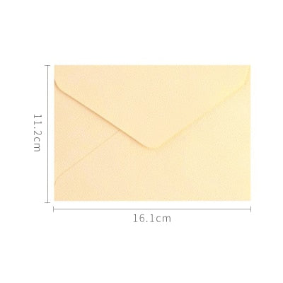 20 Pcs Linen Woven C6 Retro Envelopes