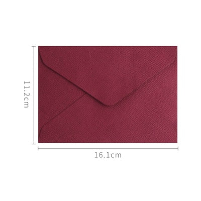 20 Pcs Linen Woven C6 Retro Envelopes