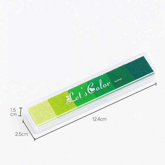 Gradient Color Ink Pad - Green - PaperWrld