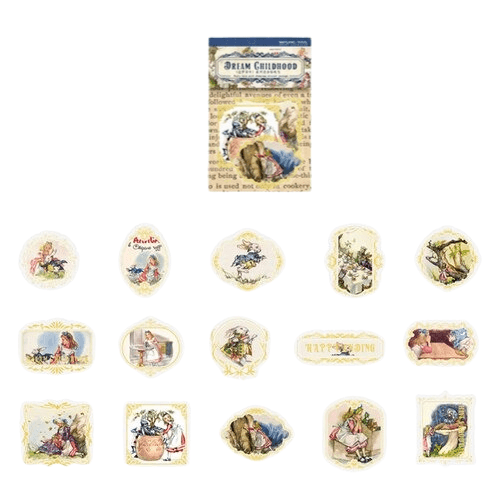 Fairy Tale Series Decorative Stickers - B - PaperWrld
