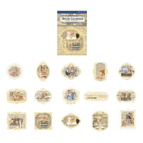 Fairy Tale Series Decorative Stickers - F - PaperWrld