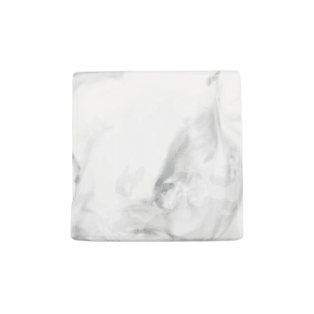 Marble Plate For Wax Seal - White / Square - PaperWrld