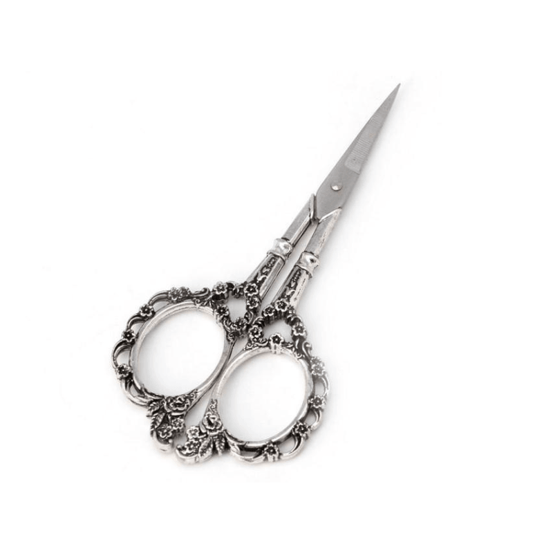 Vintage Floral Scissors - Silver - PaperWrld