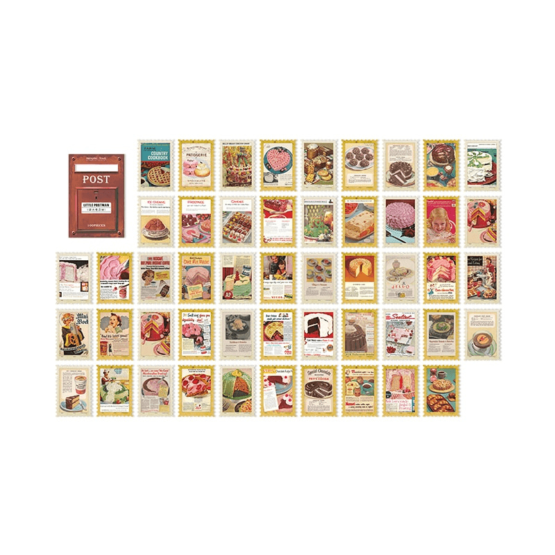 Little Postman Stickers - Recipe Book - PaperWrld