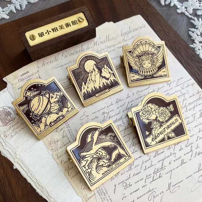 PAPERWRLD Vintage Brass Paper Clip