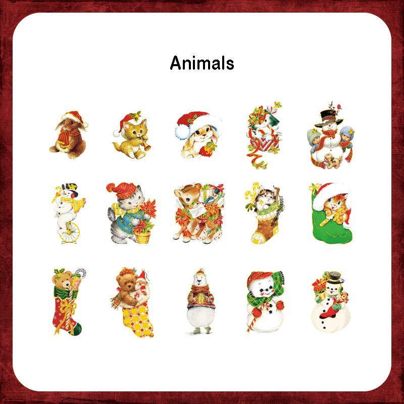 PAPERWRLD - Vintage Animals Stickers