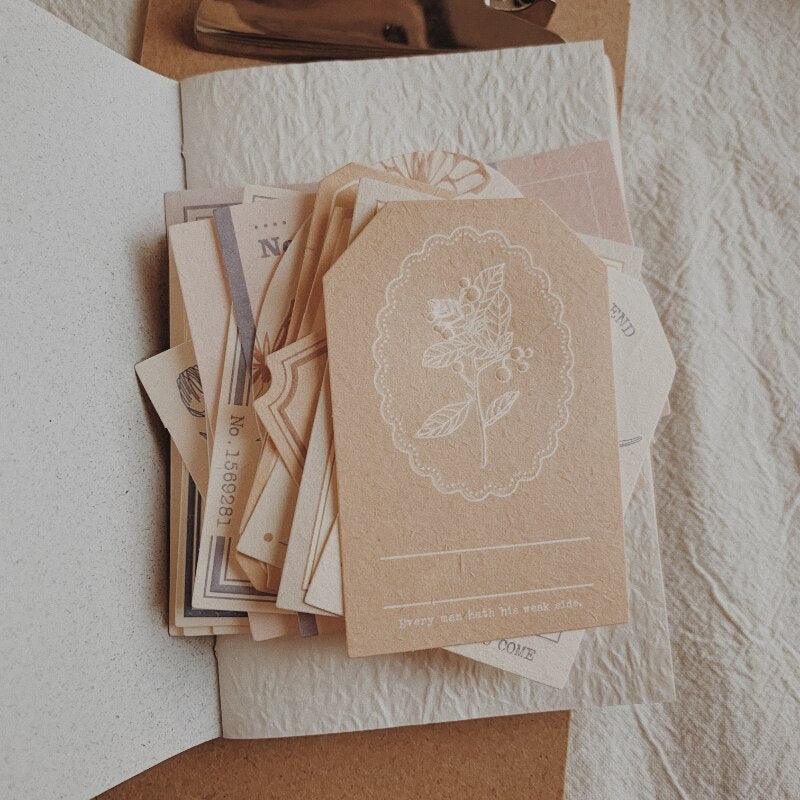 Vintage Blossom Paper Pack for Journaling &amp; Scrapbooking - PaperWrld