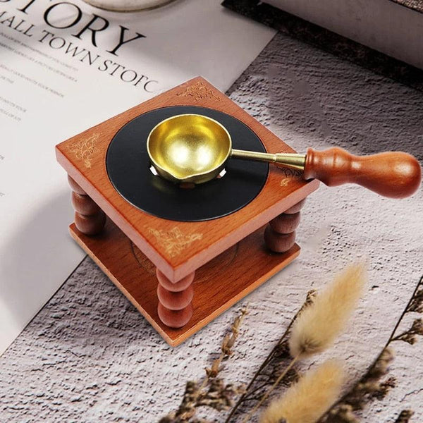 Peacock Metal Antique Copper Spoon Wax Stamp Sealing Wax Spoon Hot Spoon  Use for Melt Wax To Make Wax Seal Spoon