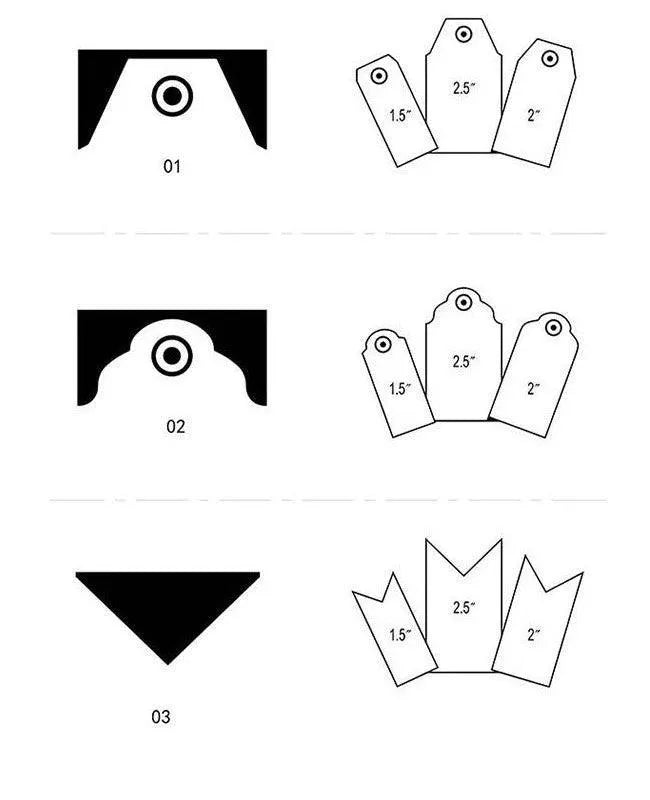 Tag Punch Gift Tag Puncher 3 In 1 Paper Craft Tag Punch Tag Shape Lever Action Craft Punch For Pape