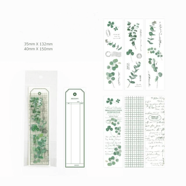Transparent Floral Bookmark - Plants - PaperWrld