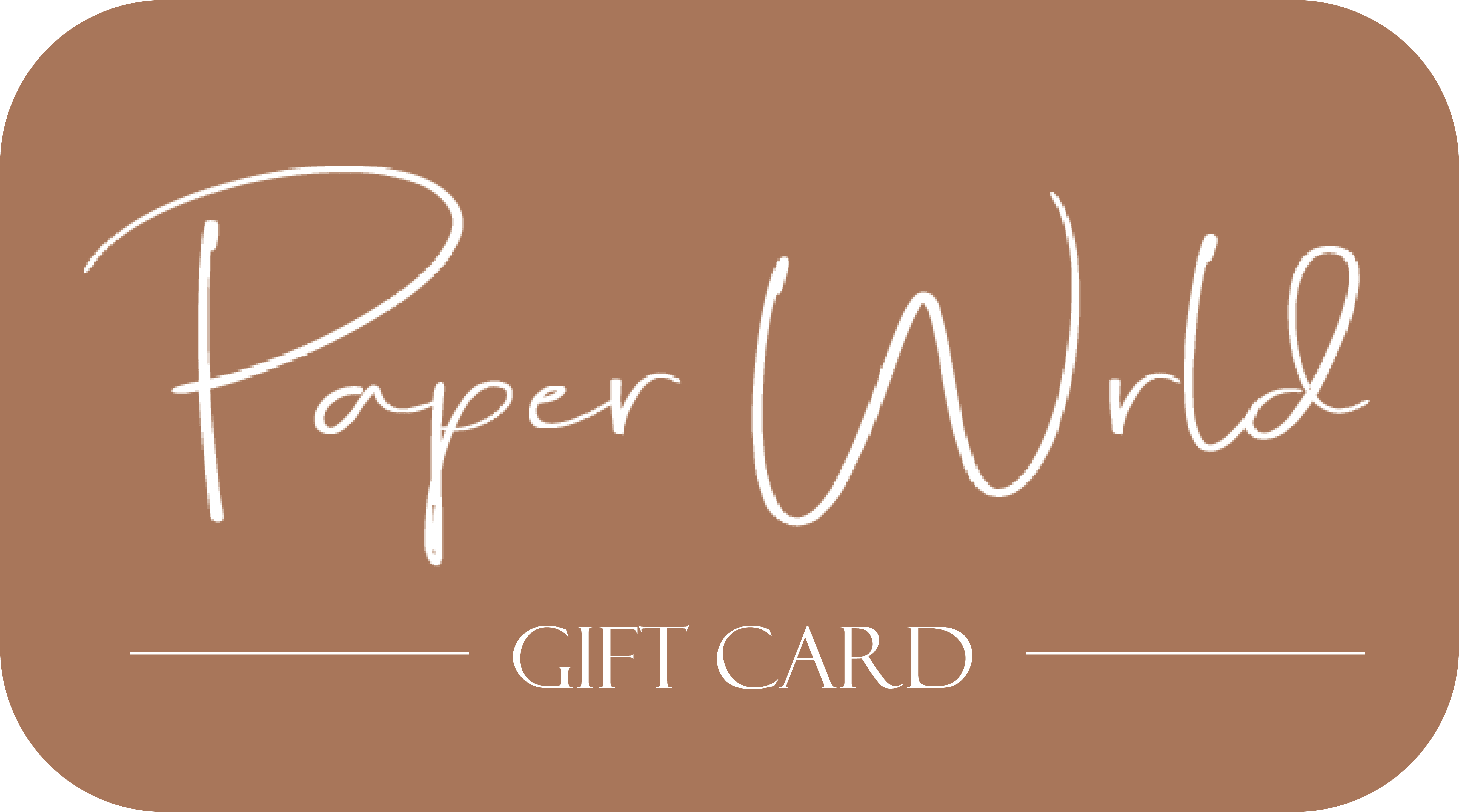 Gift Card - €50.00 - PaperWrld