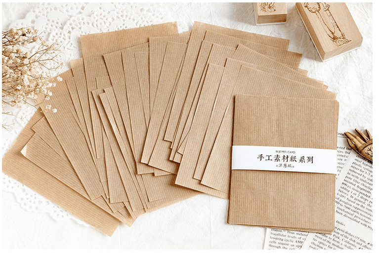Handmade Paper Series - Onion Paper 10Pc - PaperWrld