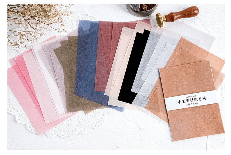 Handmade Paper Series - Solid Color 10Pc - PaperWrld