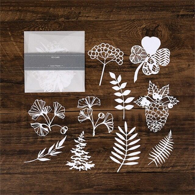 Elegant Lace Paper - Leaves - PaperWrld