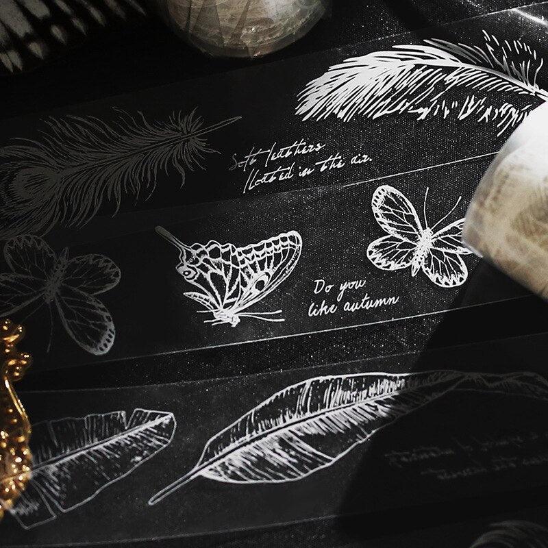 Butterfly Plants Transparent Washi Tape - PaperWrld