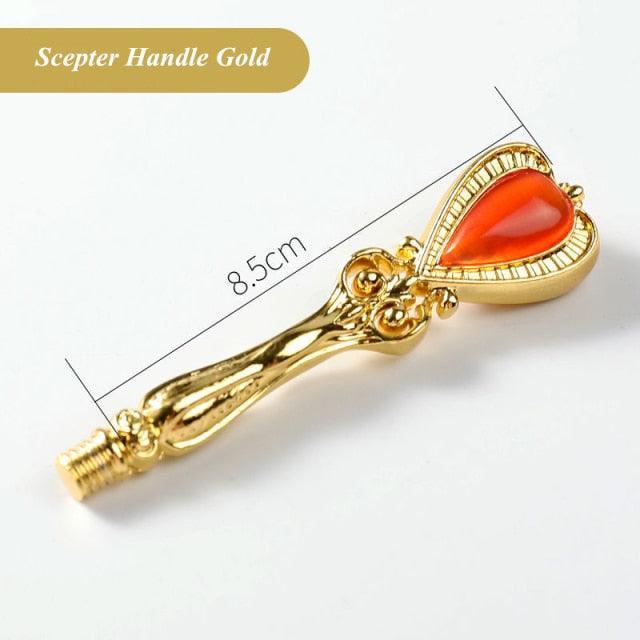Handle for Wax Seal - Scepter Handle Gold - PaperWrld