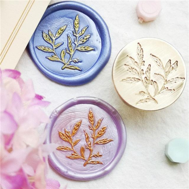 Plants & Flowers Wax Seal Stamp - Style H - PaperWrld
