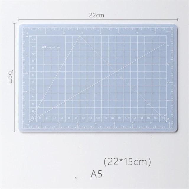 Multi-Size Translucent Cutting Mat - A5 (22X15cm) - PaperWrld