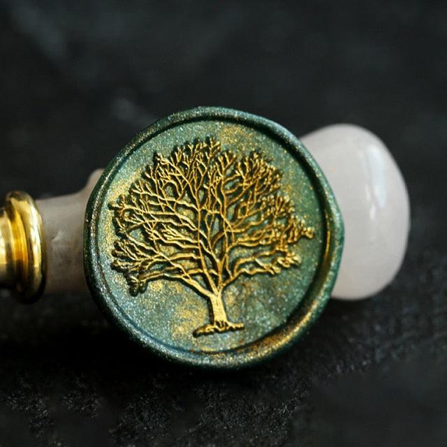 3D Olive Branch Wax Seal Stamp