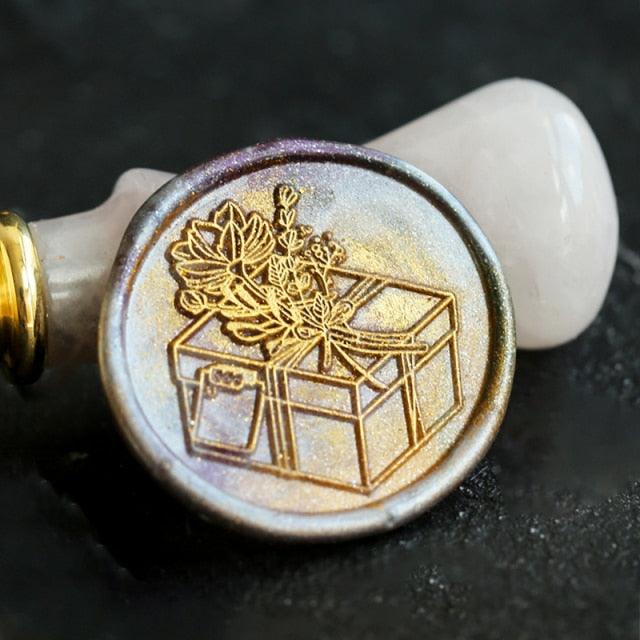 Wax Seal Head in Nature-Inspired Designs - Box - PaperWrld