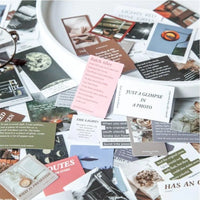 Aesthetic Globe Traveler Stickers 45pcs for Journaling &amp; Scrapbooking - PaperWrld