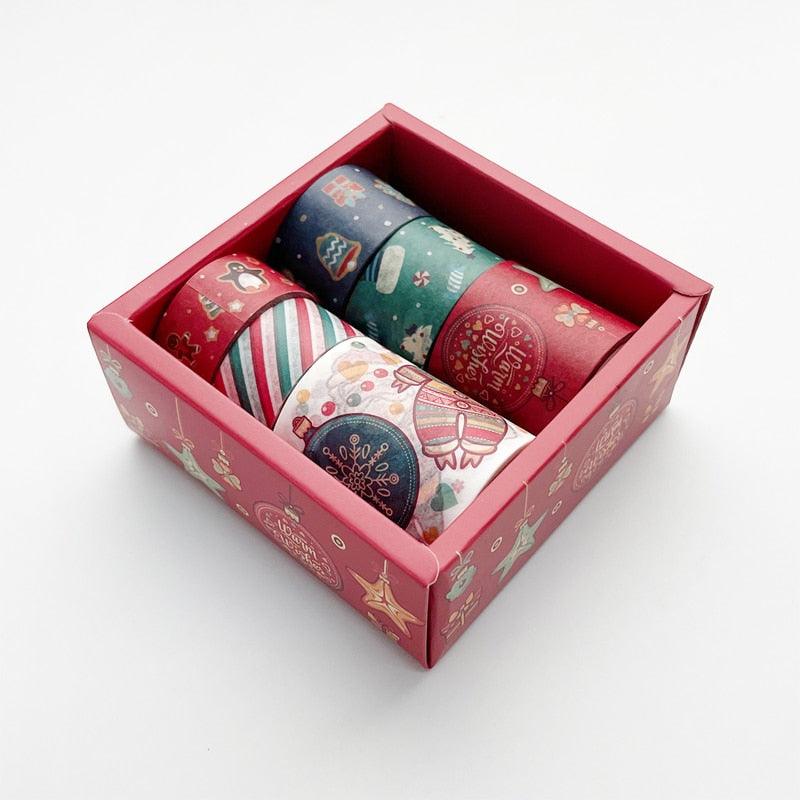 6pcs/set Cute Christmas Day Washi Tape Box - PaperWrld