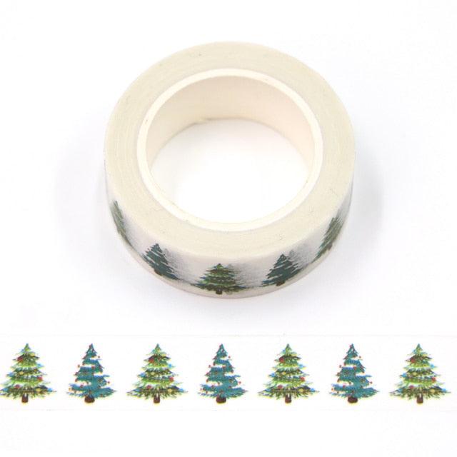 Christmas Washi Tapes - Christmas Tree Snowflakes Santa Claus