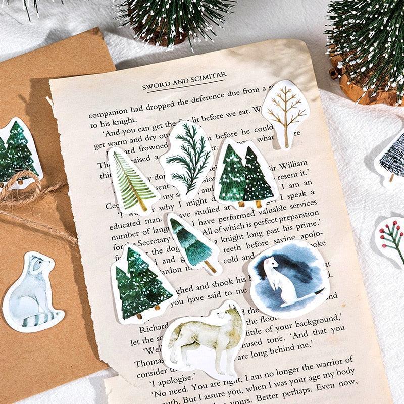 Winter Stickers 45 Pcs for Journaling &amp; Scrapbooking - PaperWrld