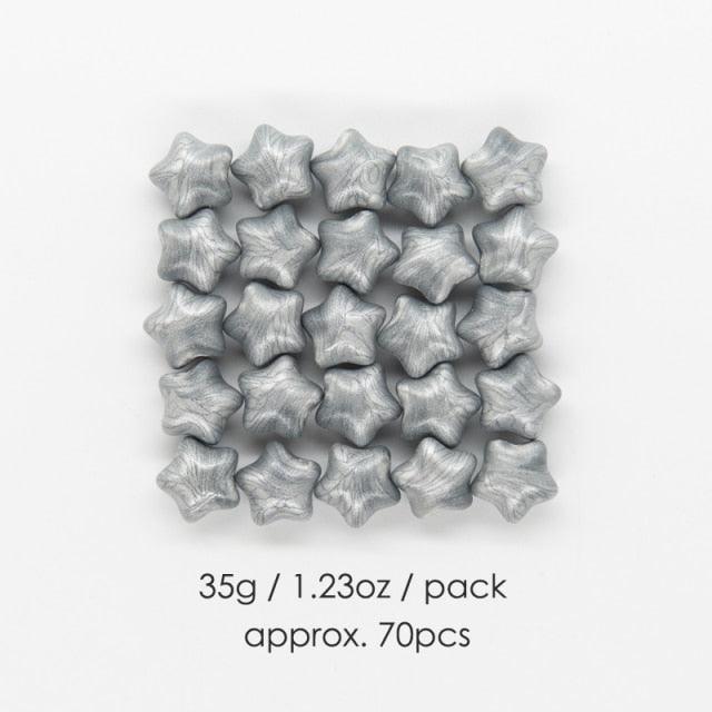 Star Sealing Wax Beads - Gray - PaperWrld