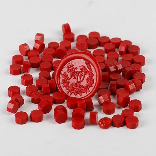 Pastel Colors Sealing Wax - Red 01 - PaperWrld